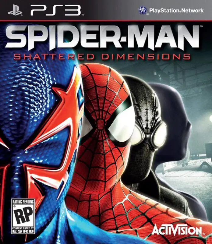 Spider-Man Shattered Dimensions Carátula de Spider-Man: Shattered Dimensions