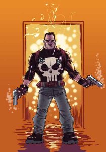 Punisher_on_fire_by_alexsantalo