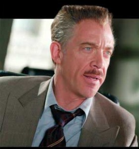 Jk Simmons como J.J. Jameson