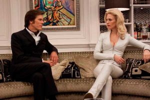 Kevin Bacon y January Jones en X-Men: Primera Generación