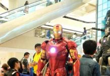 Exposición de Iron Man en Hong Kong. Impresionantes figuras