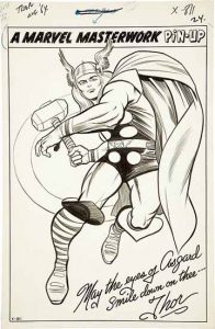 KirbyThorPinup Pin-up Thor Jack Kirby