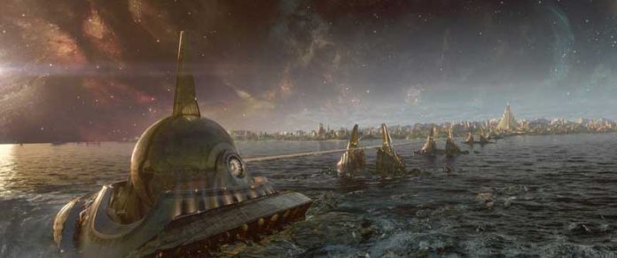 Nueva imagen de Thor con una preciosa vista de Bifröst