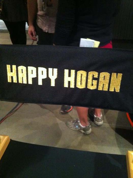 Silla de Happy Hogan en Iron Man 3