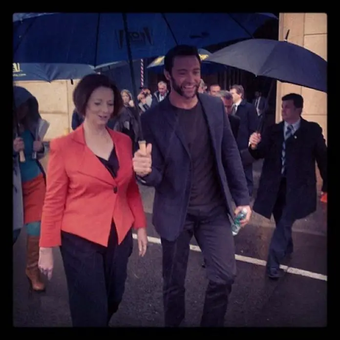 Hugh Jackman Julia Gillard