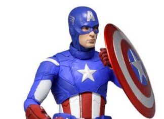 NECA anuncia su figura escala 1/4 del Capitán América de Los Vengadores