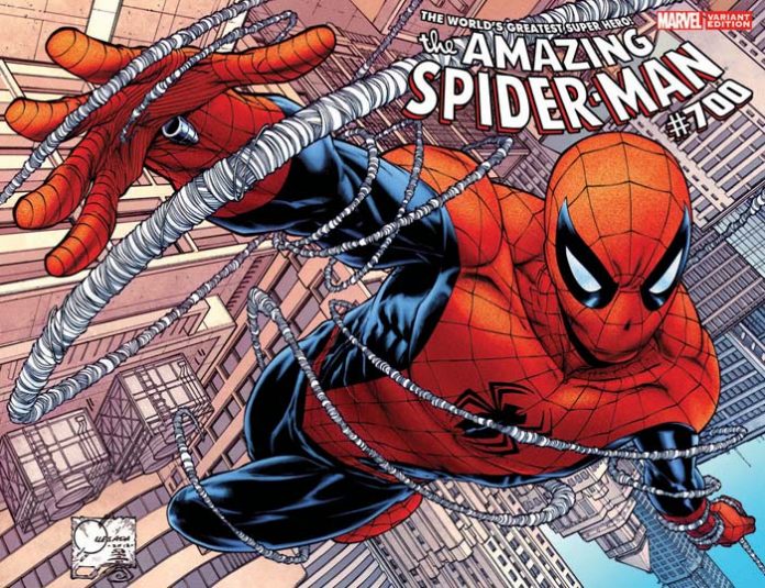 Portada de Joe Quesada para Amazing Spider-Man Nº 700