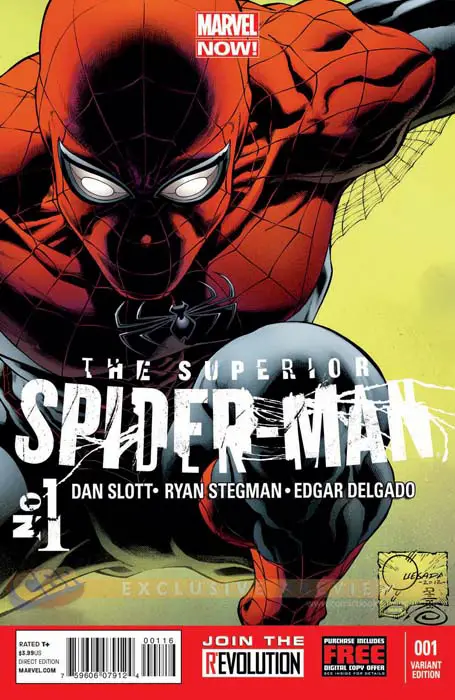 Portada alternativa de Joe Quesada para Superior Spider-Man Nº 1
