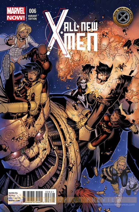 All-New X-Men Nº 6 Portada de Chris Bachalo