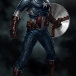 Capitán América en Los Vengadores por Andy Park