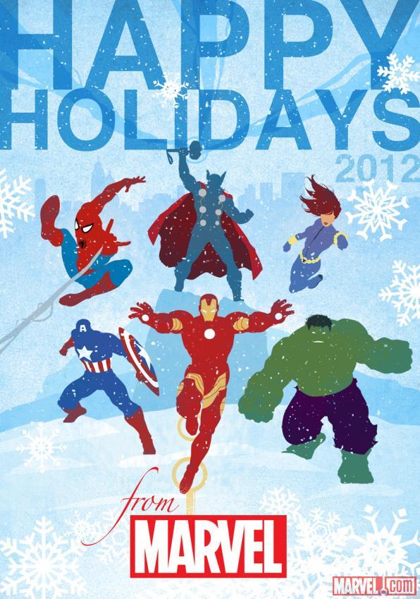 Marvel felicita la Navidad 2012