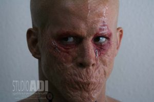 Make-Up de Masacre en X-Men Orígenes: Lobezno 3