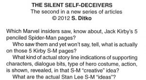 v23n7 The Silent Self-Deceivers Steve Ditko