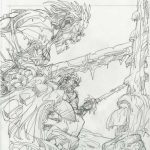 Boceto de Walter Simonson para Indestructible Hulk