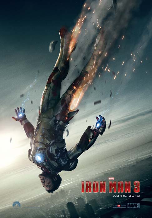 Versión en español del póster de Iron Man 3