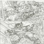 Boceto de Walter Simonson para Indestructible Hulk