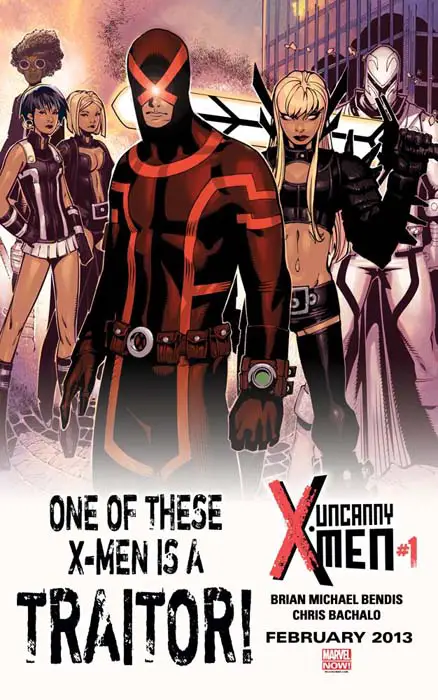 Teaser de una traición en Uncanny X-Men Nº 1