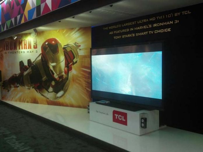 TCL y Iron Man 3 en el CES 2012