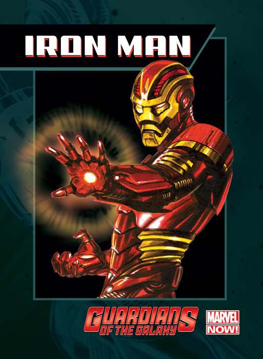 Carta coleccionable GotG de Iron Man