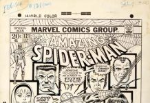Nos deja uno de los dibujantes más legendarios de Marvel Comics Portada original de John Romita para Amazing Spider-Man Nº 121