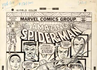 Portada original de John Romita para Amazing Spider-Man Nº 121