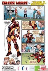 Iron Man con los niños sordos