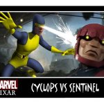 Personajes de Marvel como si fueran de Pixar