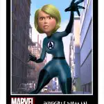 Personajes de Marvel como si fueran de Pixar