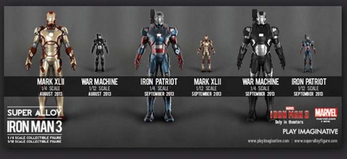 Figuras de Iron Man 3 de Play Imaginative