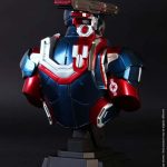 Busto de Hot Toys Iron Patriot de Iron Man 3