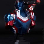 Busto de Hot Toys Iron Patriot de Iron Man 3