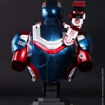 Busto de Hot Toys Iron Patriot de Iron Man 3