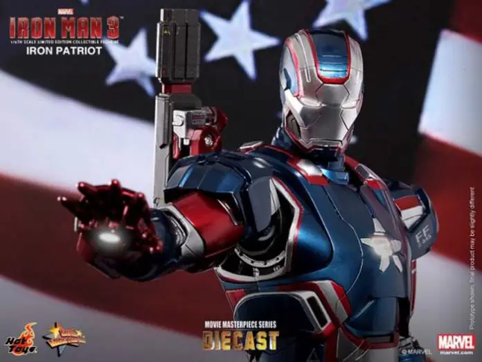 hot-toys-iron-patriot-13 Figura Hot Toys de Iron Patrito de Iron Man 3