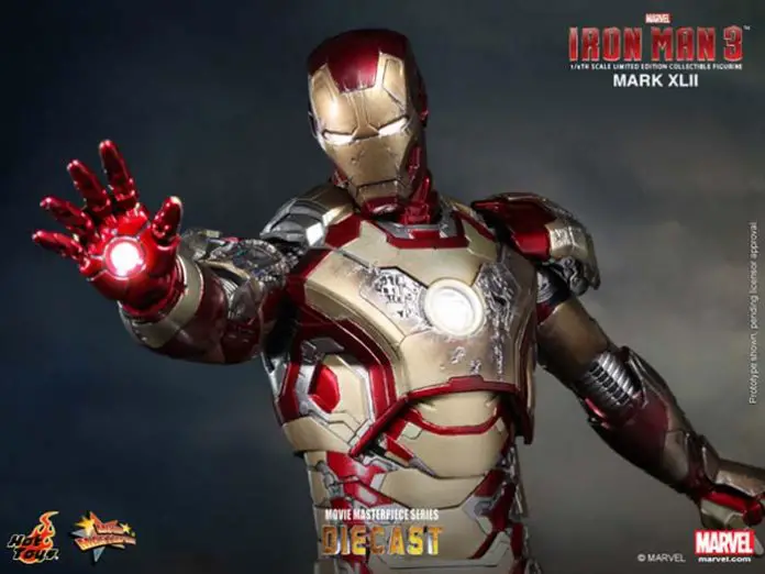 Mark 42 de Hot Toys basada en Iron Man 3