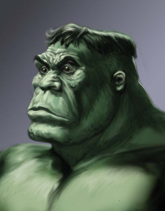 Boceto de Hulk de Ang Lee