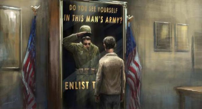 Diseño de Henrik Tamm para Capitán América: El Primer Vengador