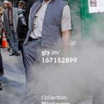 Jamie Foxx como Max Dillon en el rodaje de The Amazing Spider-Man 2