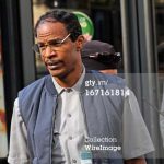 Jamie Foxx como Max Dillon en el rodaje de The Amazing Spider-Man 2