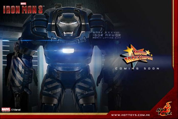 Figura Hot Toys de la armadura Mark XXXVIII de Iron Man 3