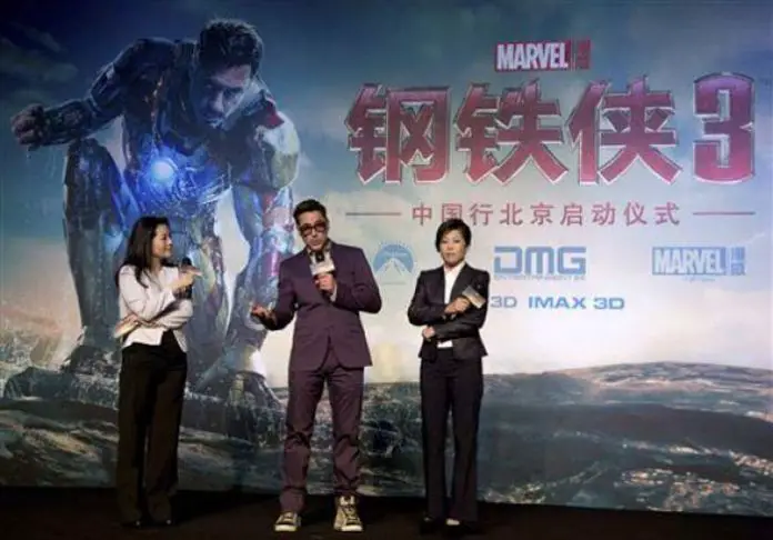 Presentación de Iron Man 3 en Beijing