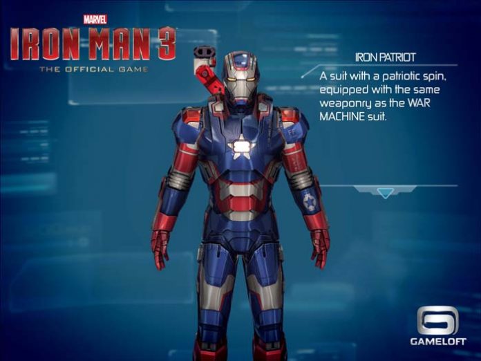 Iron Patriot en Iron Man 3 - The Official Game