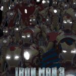 Diseño preliminar de Jock para el póster IMAX de Iron Man 3