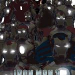 Diseño preliminar de Jock para el póster IMAX de Iron Man 3