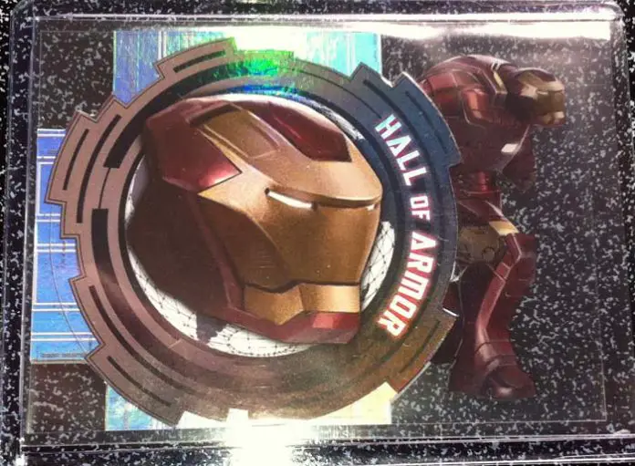 Memorabilia de Upper Deck de Iron Man 3