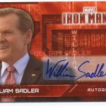 Memorabilia de Upper Deck de Iron Man 3