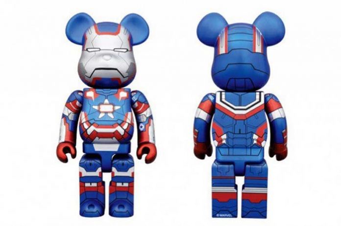 Iron Patriot Bearbrick de Iron Man 3