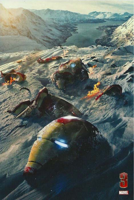 Póster no usado de Iron Man 3