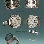 Diseño de anillos del Mandarín para Iron Man 3