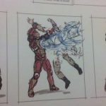 Imagen del libro oficial con diseños conceptuales de Iron Man 3