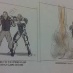 Imagen del libro oficial con diseños conceptuales de Iron Man 3